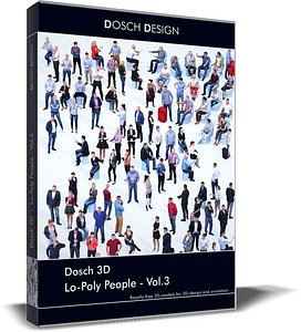 Dosch 3D - LoPoly People Vol 3