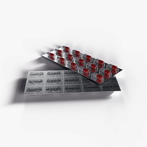 3D Blister Pack with Pills