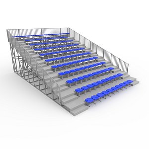 3D model Bleachers 28