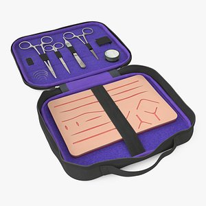 Opsys Suture Practice Kit with Instruments Violet