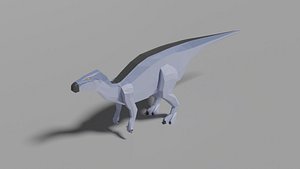 3D Low-poly Iguanodon