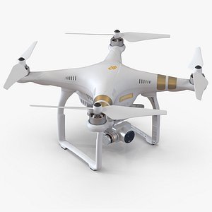 3d dji phantom 3 professional model
