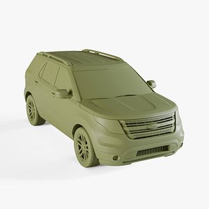 3D model Ford Explorer 2011