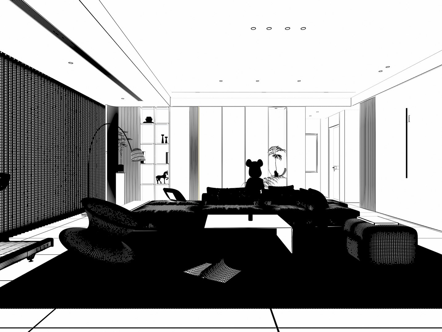 3D Modern Living Room Model - TurboSquid 2241323