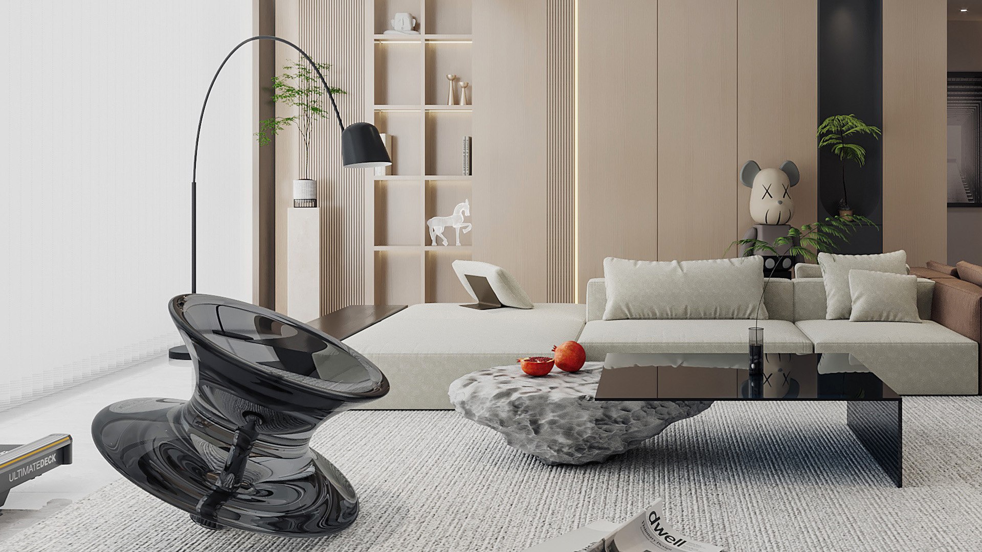 3D Modern Living Room Model - TurboSquid 2241323