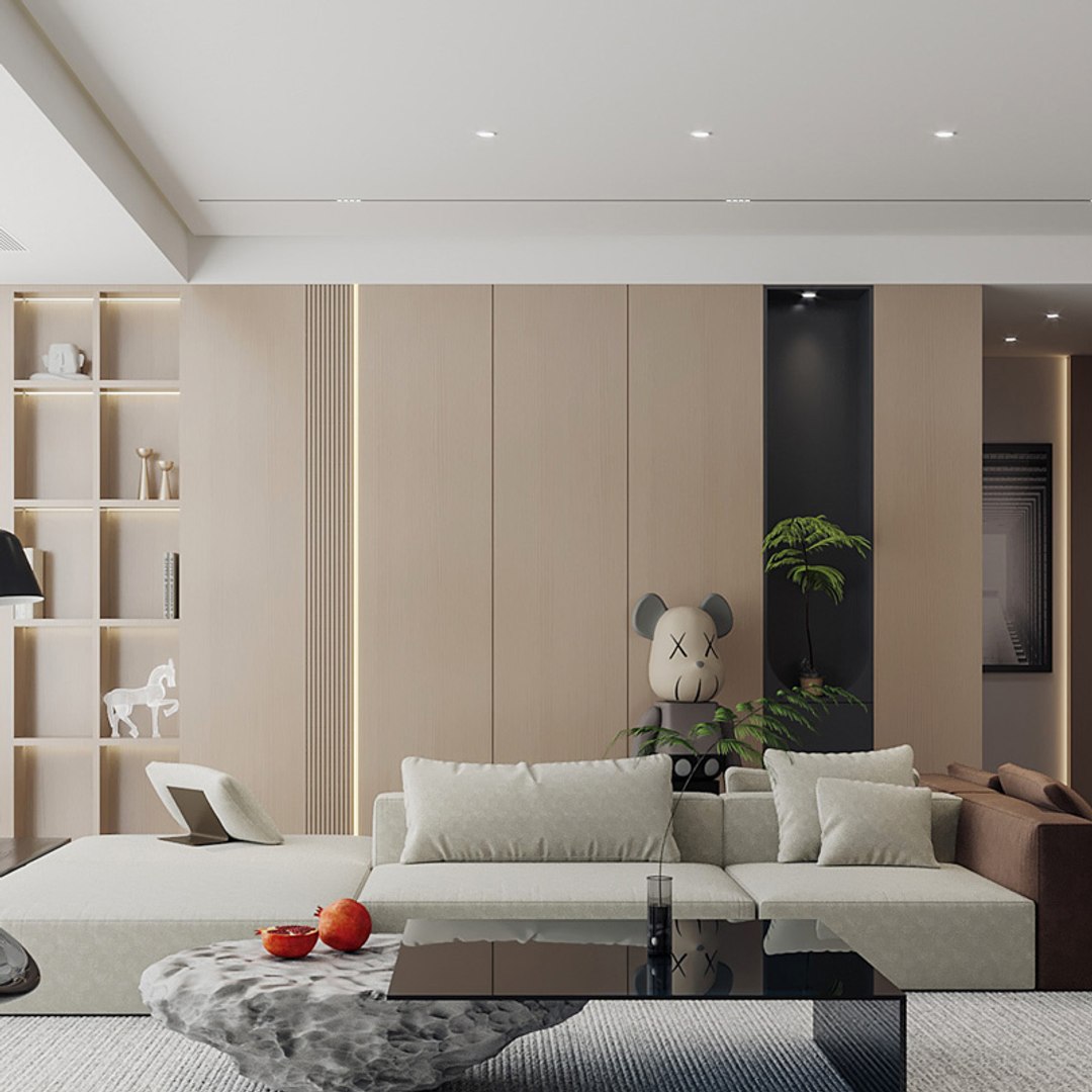3D Modern Living Room Model - TurboSquid 2241323