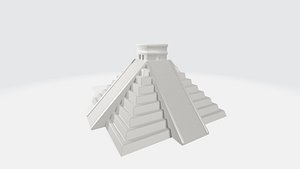 3D Mayan Temple model