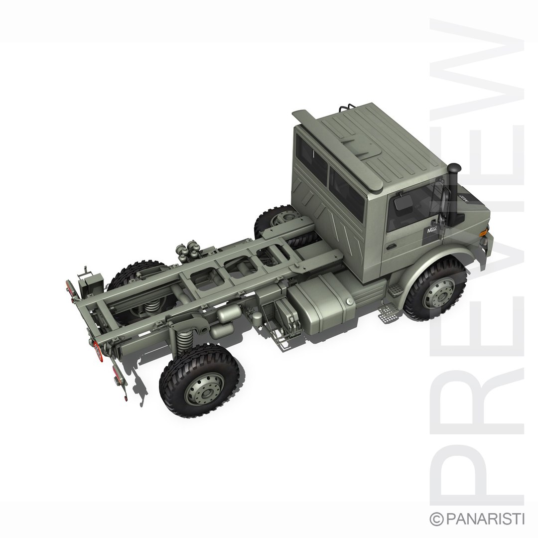 mercedes benz unimog - c4d