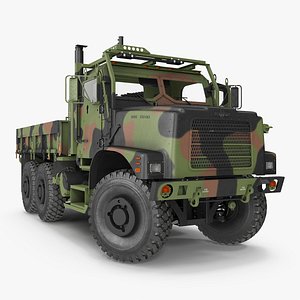 3D military cargo truck oshkosh