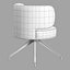 Gallotti and radice akiko chair central leg
