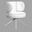 Gallotti and radice akiko chair central leg