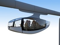 futuristic sky Tramway