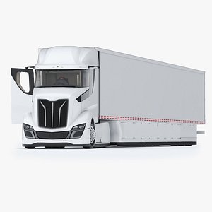 Advanced Long Haul Truck and Trailer Rigged