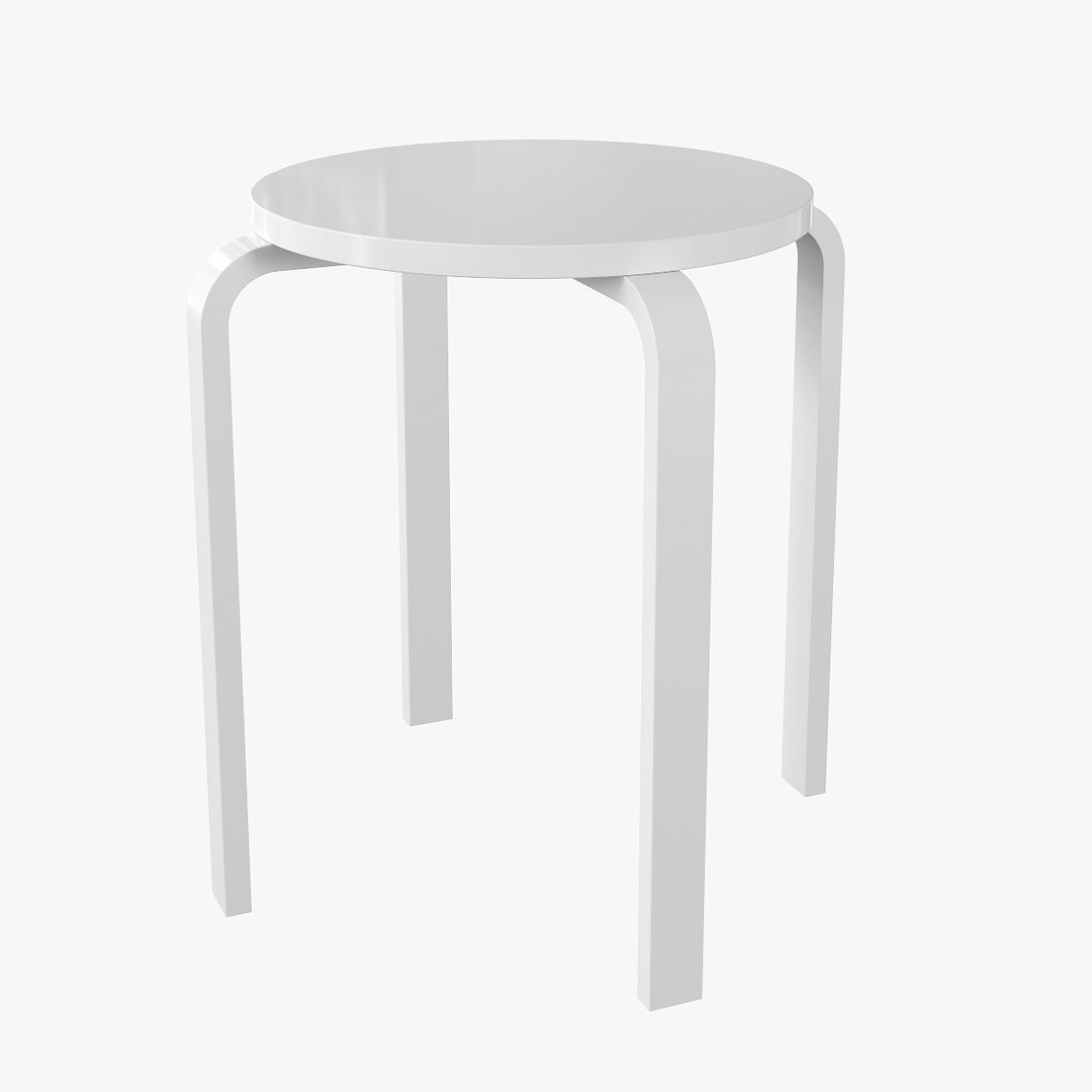 ikea frosta stool 3d max