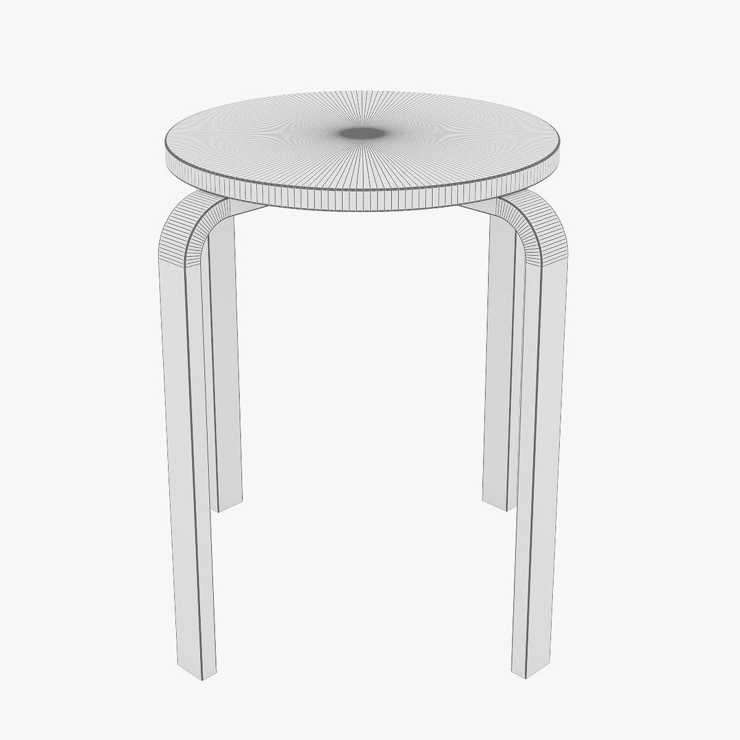 ikea frosta stool 3d max