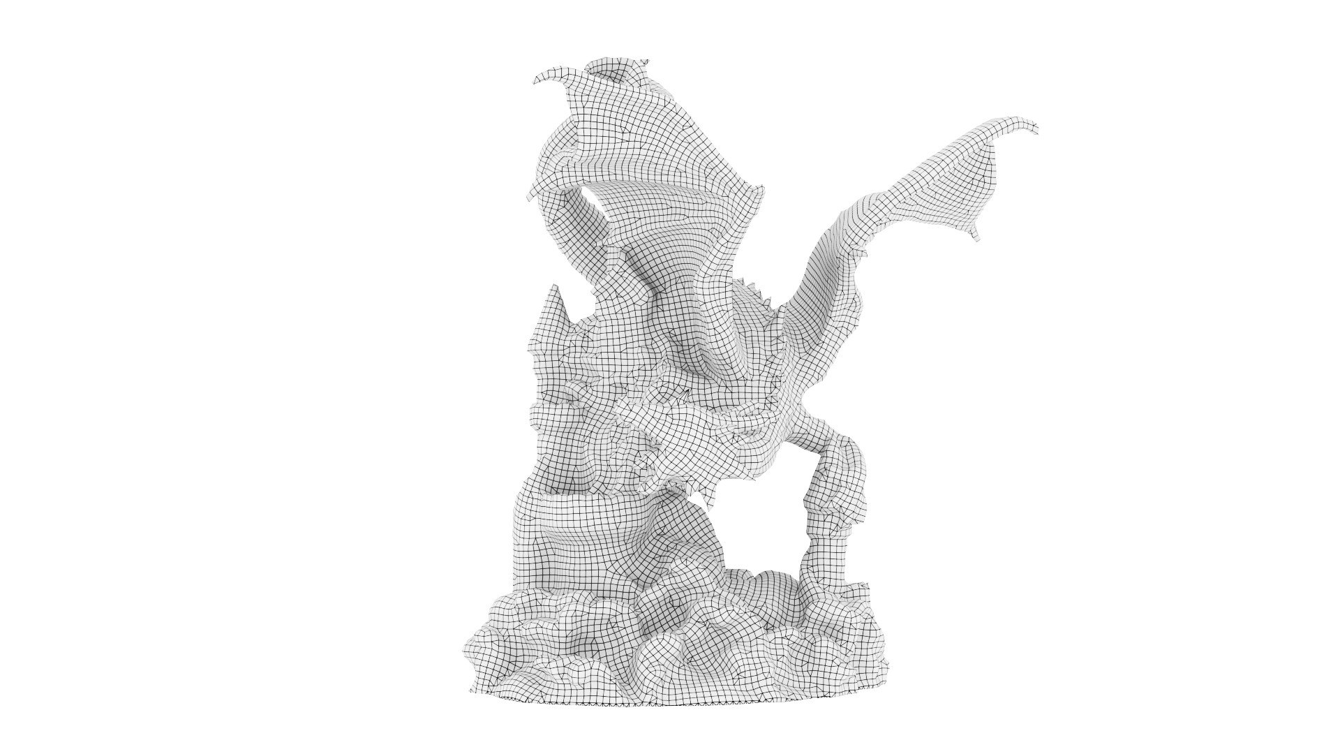 Castle Dragon Statue 3D Model TurboSquid 2080704