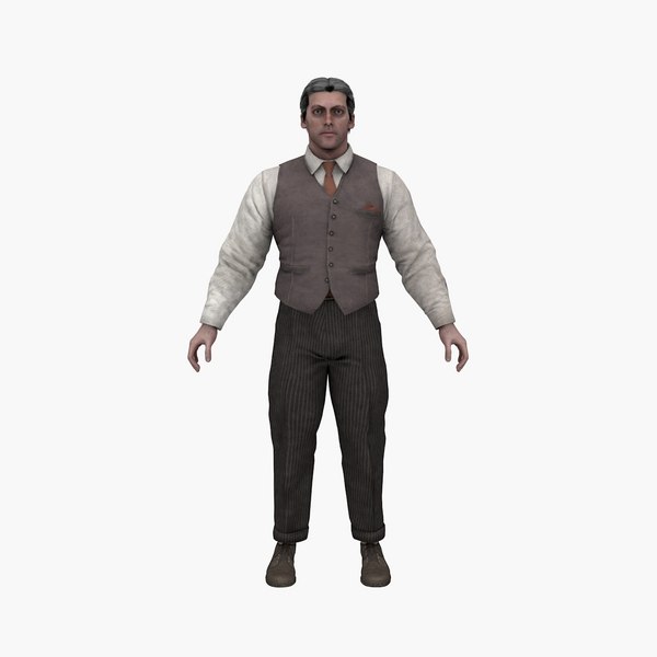 3D model Ben Hopes Scientist