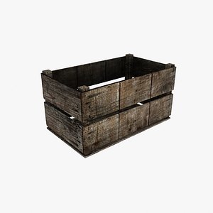 wooden storage crate max