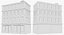 Apartment Building and Townhouse - 86 Models Collection