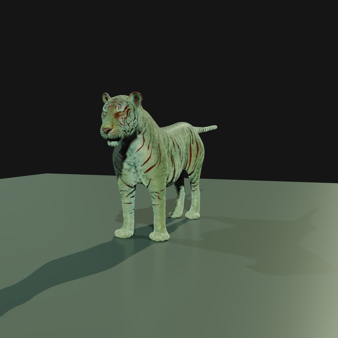Rig Advanced Tiger Blender 3D TurboSquid 1598319