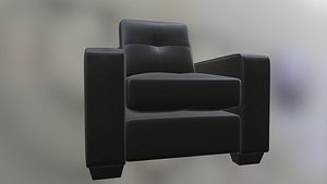 Leather Sofa 3D model