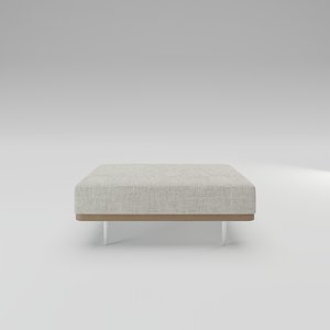 Manutti Flex large footstool loungetable 3D model