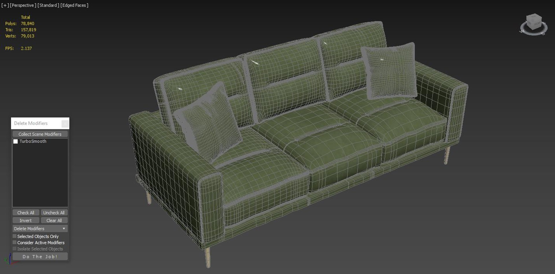 3D Ashley Macleary Sofa - TurboSquid 2523108