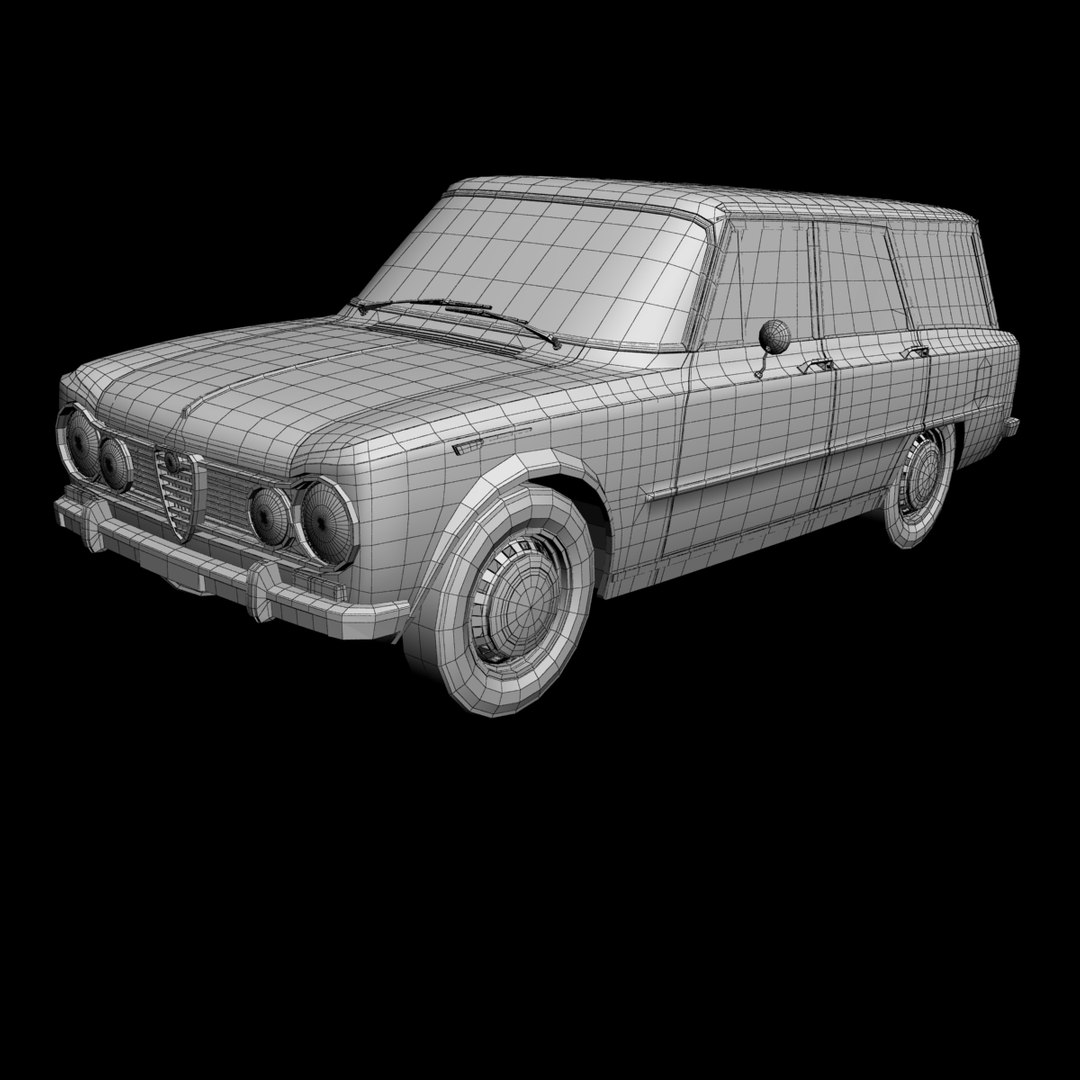 1970 Alfa Romeo Giulia 3D - TurboSquid 1685931