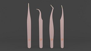 Eyelash Tweezers 3D model