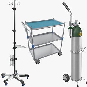 3D real medical equipment model