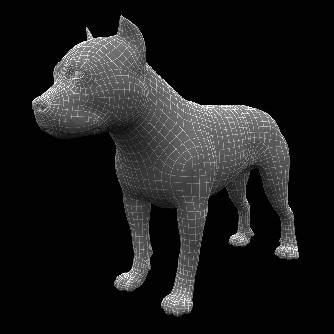 Amstaff Estatueta - 3D Hive