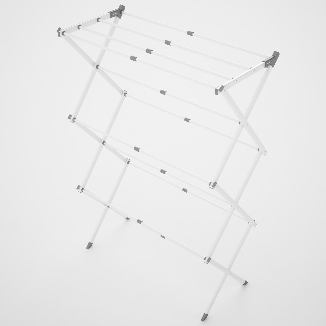 3D Cloth Drying Rack 01 TurboSquid 1791069