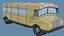 FREE Low-Poly Cartoon school bus