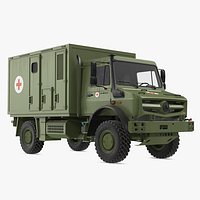 Mercedes Unimog 4023 Ambulance Vehicle