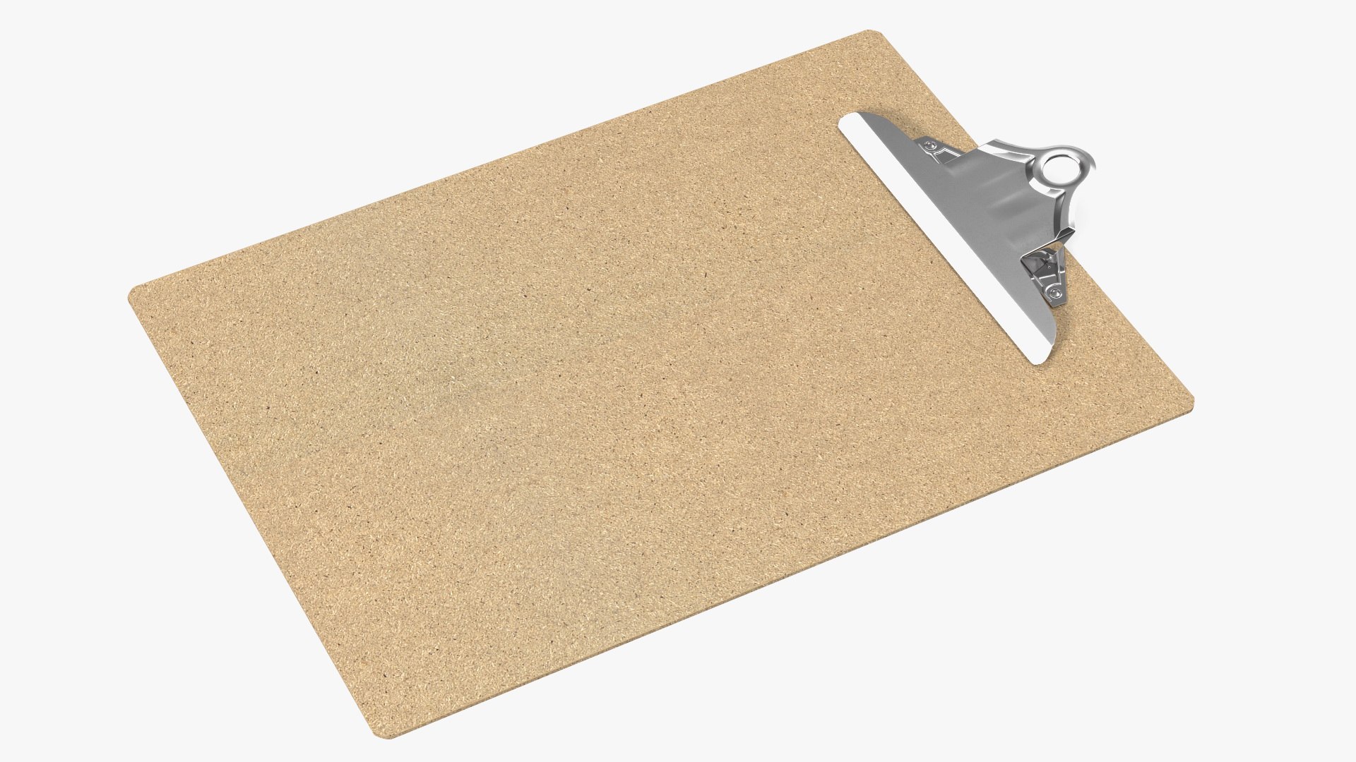 3D Recycled Wood Clipboard Model - TurboSquid 2130577