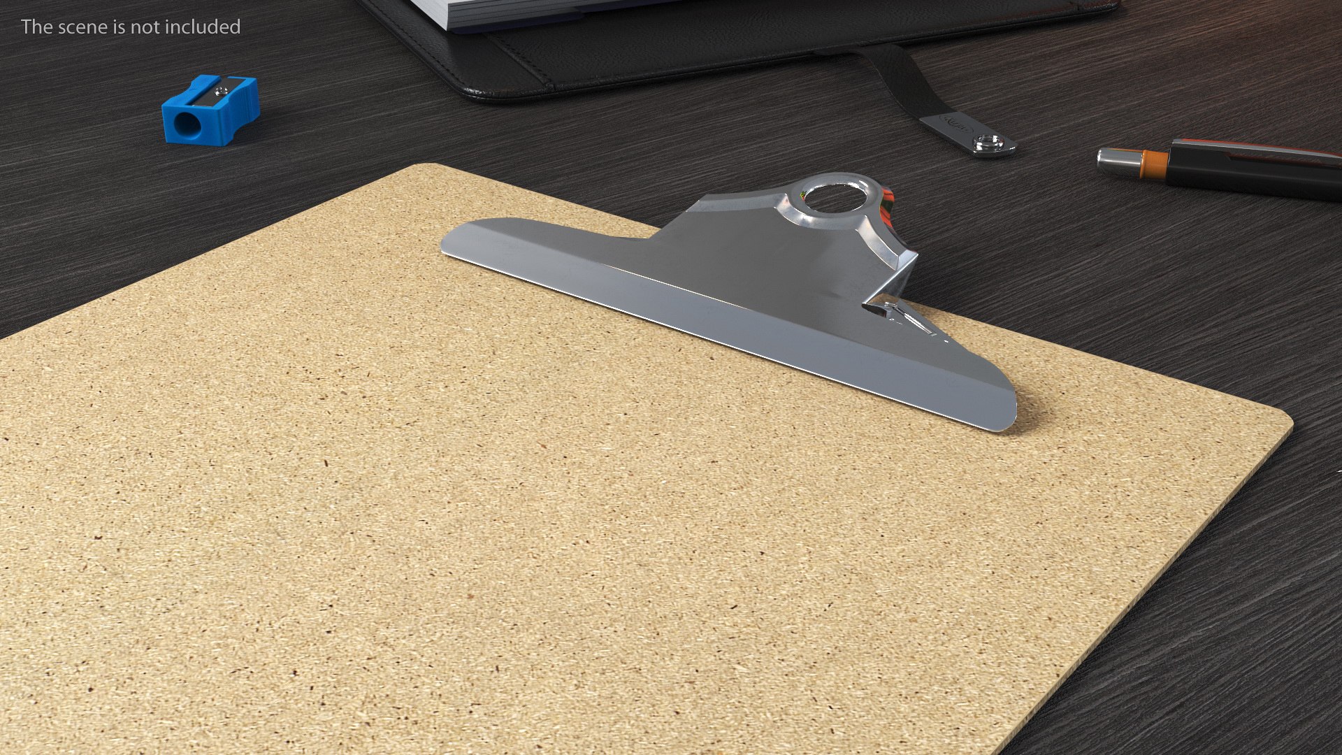 3D Recycled Wood Clipboard Model - TurboSquid 2130577