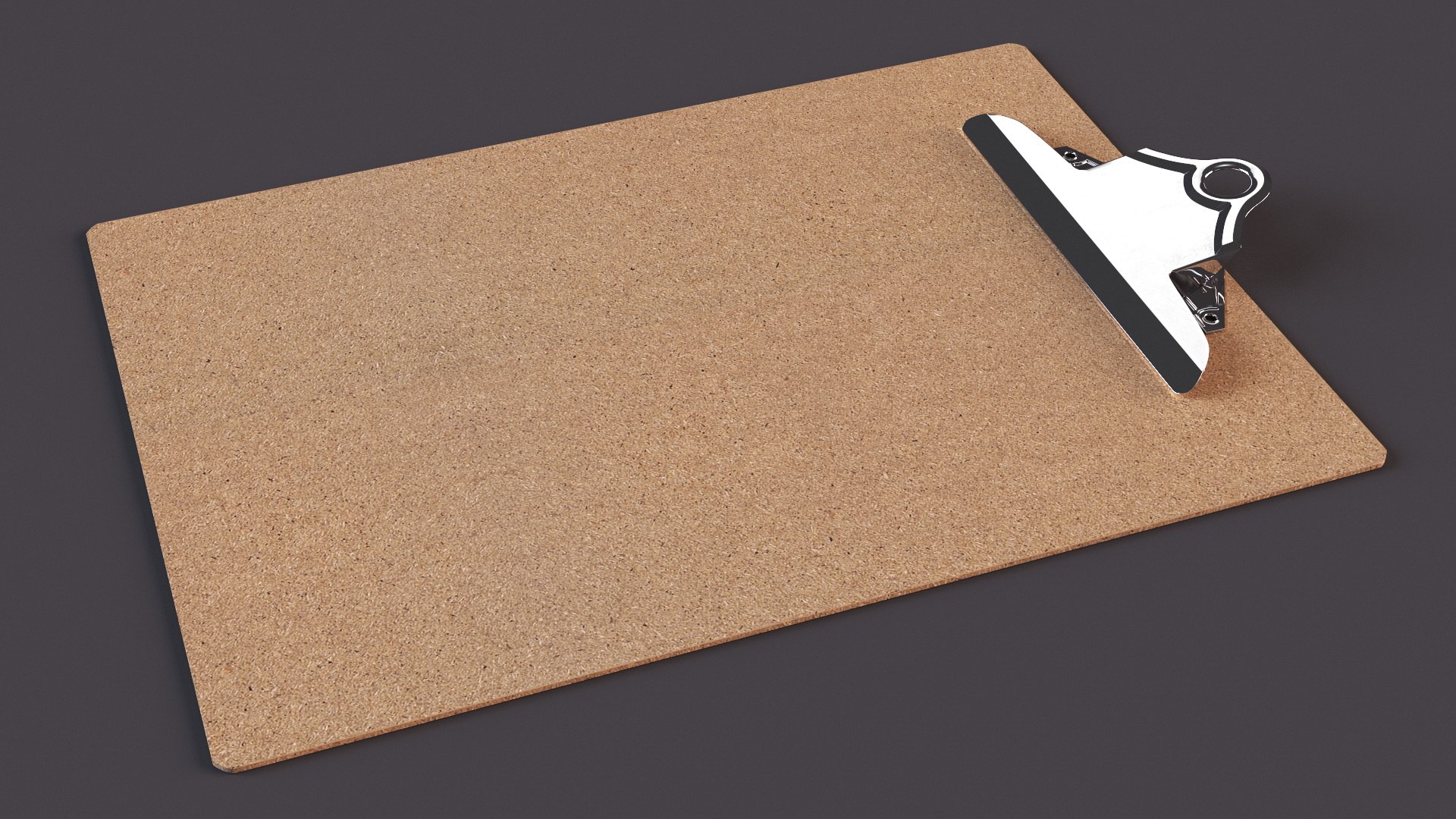 3D Recycled Wood Clipboard Model - TurboSquid 2130577