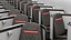Airplane Business Class Seats Side
