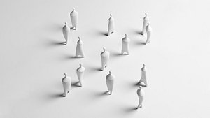3D PEOPLE PERSONAS LOWPOLY ESTILIZADO MO2 model