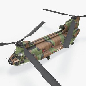 CH-47 Chinook Korean Air Force Complex Animation --16--