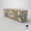 Interno semplice del data center militare containerizzato