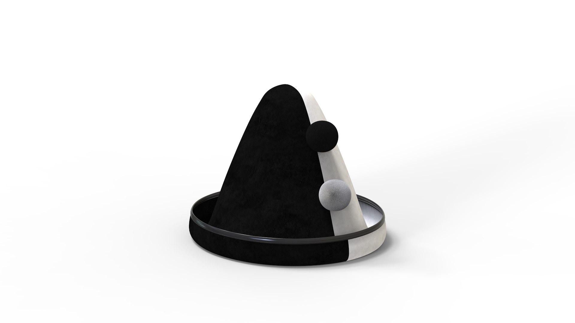 3D model Black and White Harlequin Hat https://p.turbosquid.com/ts-thumb/gd/hTiqNc/mo/untitled.709/jpg/1641197804/1920x1080/fit_q87/5012e0d05230a93663d0195c374d48b09f4b5da9/untitled.709.jpg