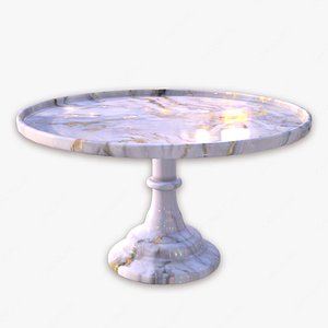 Mosser Marble Cake Stand 3D
