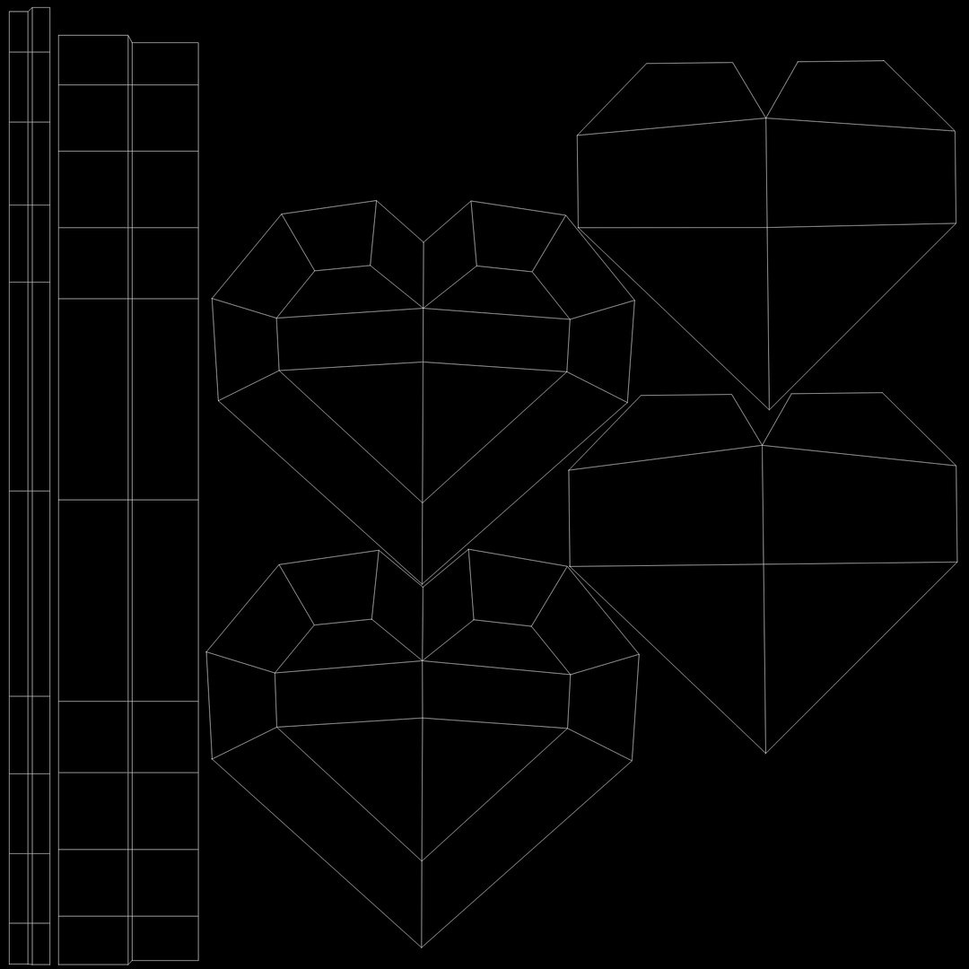 3D Model Box Heart - TurboSquid 1683640