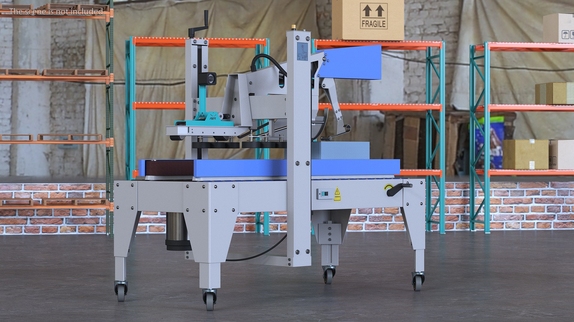 Carton Box Packing Machine Blue Rigged For Cinema 4D Model - TurboSquid ...
