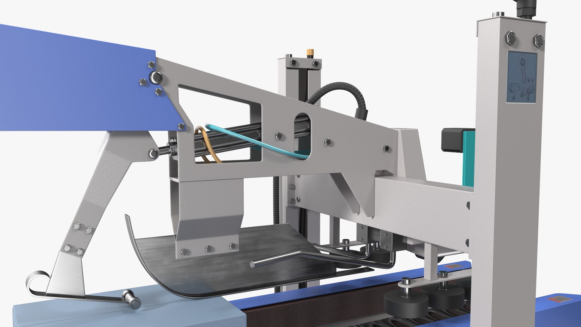 Carton Box Packing Machine Blue Rigged For Cinema 4D Model - TurboSquid ...