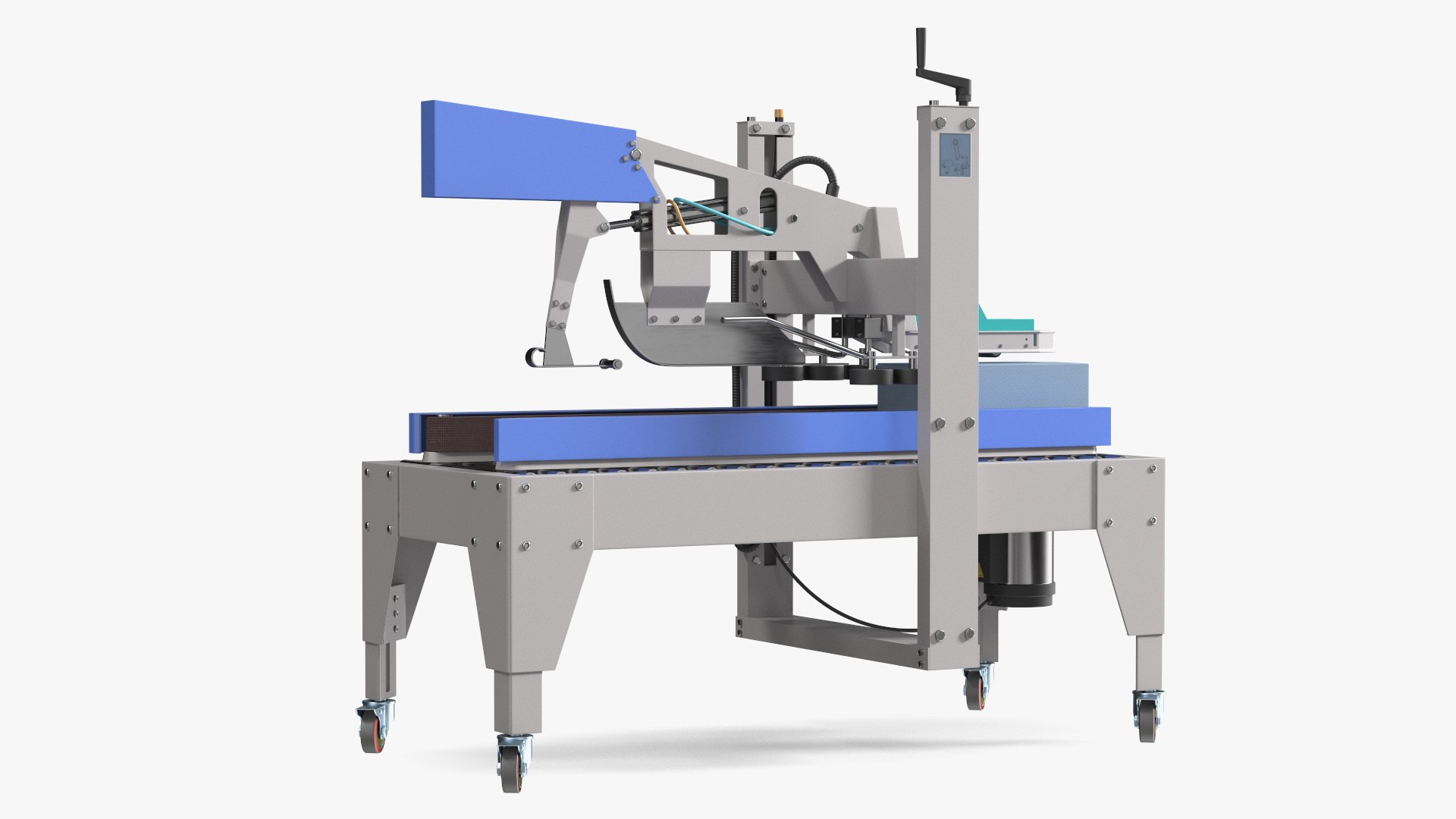 Carton Box Packing Machine Blue Rigged For Cinema 4D Model - TurboSquid ...