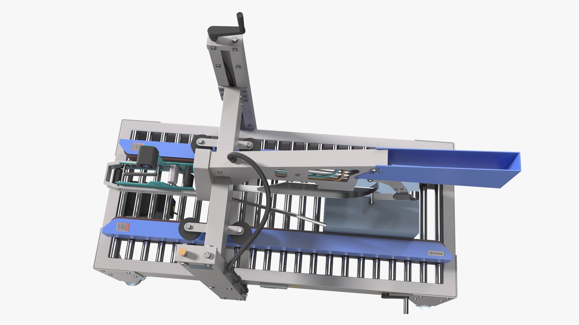 Carton Box Packing Machine Blue Rigged For Cinema 4D Model - TurboSquid ...