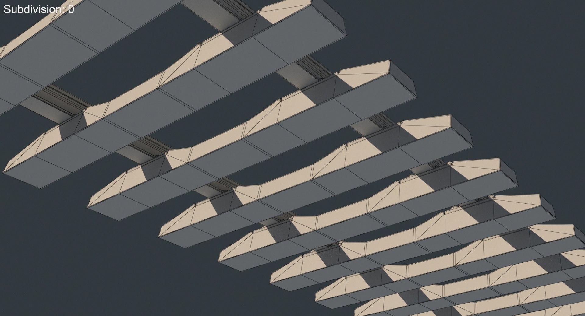 Railway Rails 3d Model