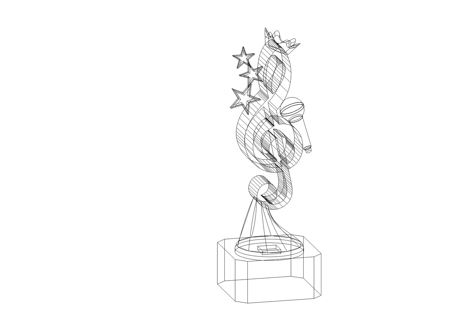 Music Award Model - TurboSquid 2312209